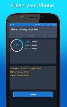Phone Cleaning Virus Free screenshot 1