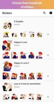 Couples Stickers - Studio3 - WAStickerApps screenshot 1