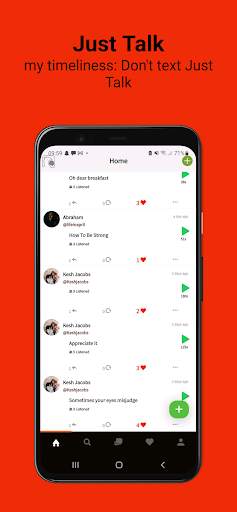 JustTalk - audio platfrom screenshot 4