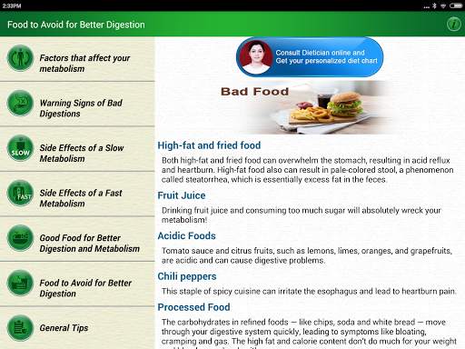 Healthy Digestion Foods Metabolism Nutrition Diet screenshot 14