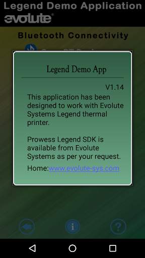 Legend Demo Application screenshot 2