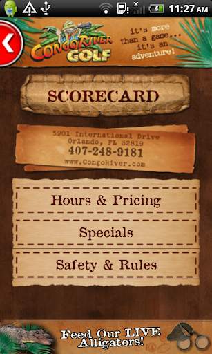 Congo River Golf Scorecard App screenshot 3