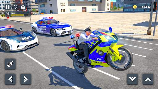 Police Bike Stunt Race Game screenshot 6