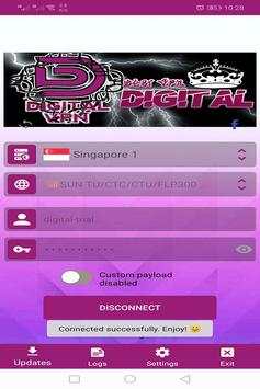 Digital VPN Official 2 تصوير الشاشة