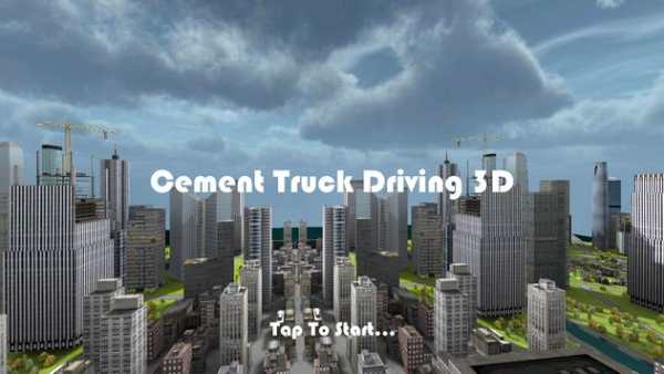Cement Truck Driving 3D FREE screenshot 1