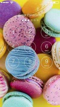 Cute Makaron Lock Screen & AppLock Security screenshot 2