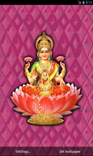 Mata Lakshmi Live Wallpaper screenshot 5