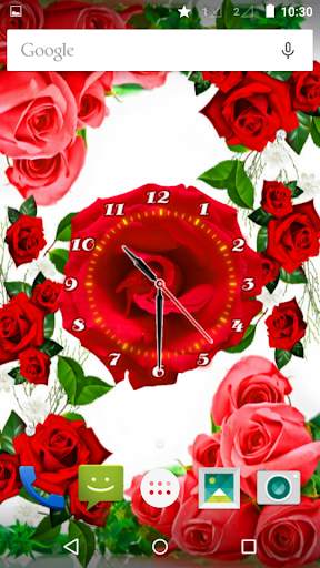 Rose Flower Clock screenshot 10