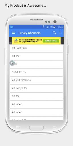 Türkei TV Sat Info screenshot 1