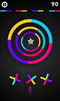 Crazy Color Switch Free Game : Color Circles Game screenshot 2