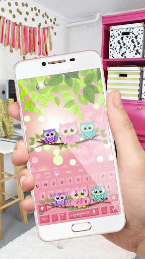 Cute owl keyboard screenshot 1