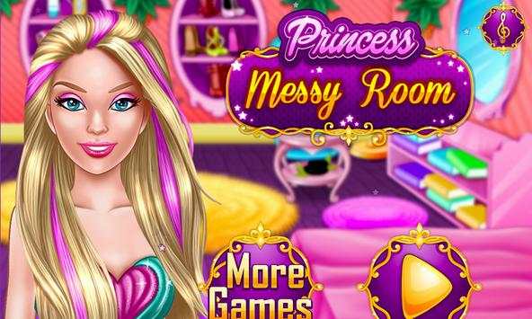 Princess Messy Room Cleaning screenshot 1