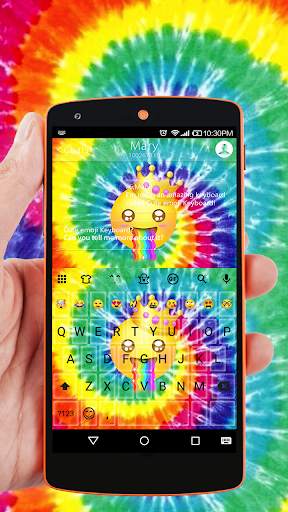 Fantasy Color Emoji Theme for Emoji Keyboard स्क्रीनशॉट 1
