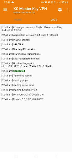 XC MASTER KEY VPN screenshot 3