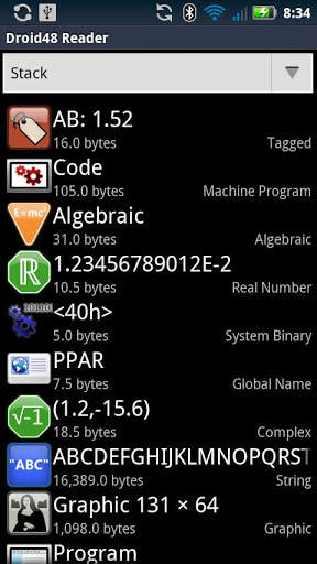 Droid48 Reader скриншот 1