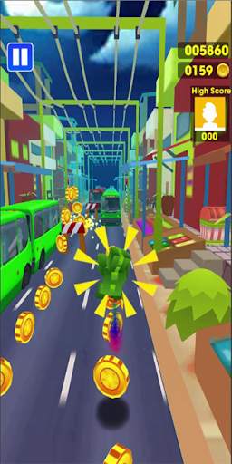 Bus Surf Moonlight Superhero Max screenshot 1