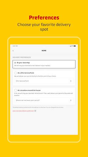My DHL screenshot 13