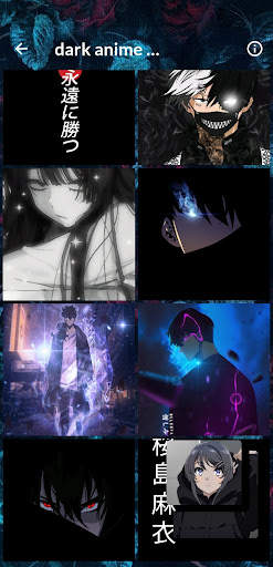 dark anime wallpaper screenshot 4