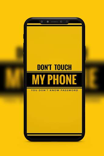 Don't Touch My Phone Wallpaper screenshot 3
