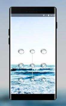 Lock theme for google pixel xl ocean wallpaper screenshot 1