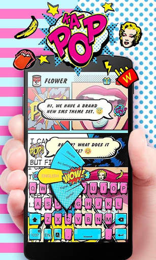POP STYLE GO Keyboard Theme screenshot 1