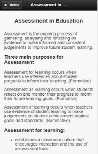 Assessment in Education 1 تصوير الشاشة