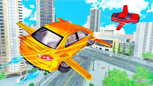 Flying Car Shooting - Car Game screenshot 5