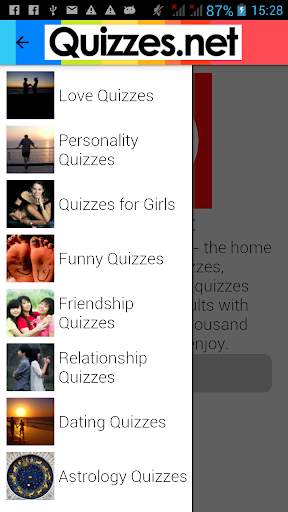 Quizzes - Love & Personality screenshot 1