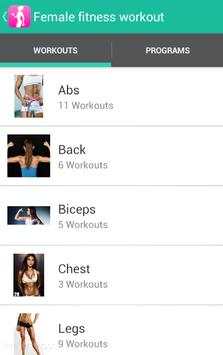 Female Fitness Workout screenshot 2