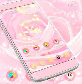 Pink Rose Launcher screenshot 5