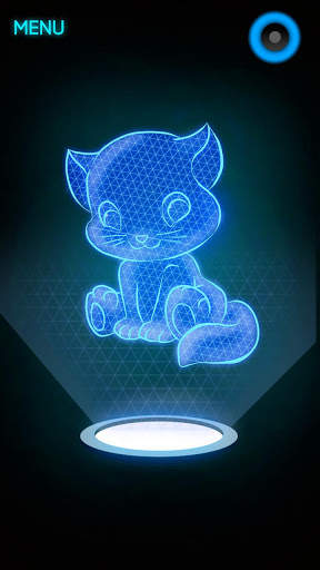 Hologram Kitten 3D Simulator screenshot 1
