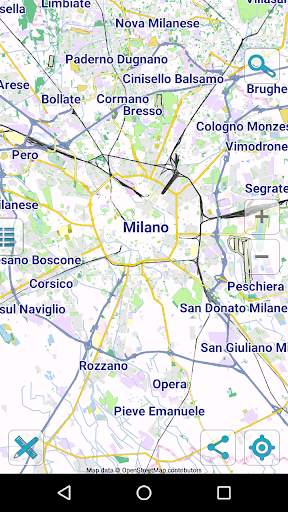 Map of Milan offline screenshot 1
