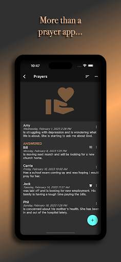 Mobile Knee - Prayer List screenshot 1