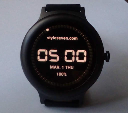 Digital Watch Face-7 for Wear OS by Google screenshot 2