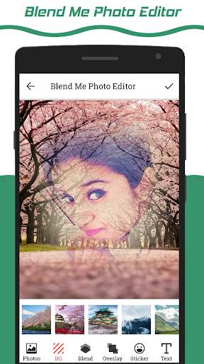 Blend Me Photo Editor, Photo Blender & Mirror Pic screenshot 1