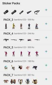 WAStickerApps- FreeFire 2020 Stickers For Whatsapp screenshot 1