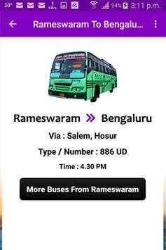 Rameswaram Bus Info screenshot 2