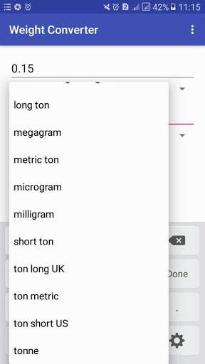 Weight  Converter:kg to lbs to pounds screenshot 1