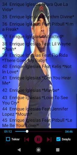 Enrique İglesias 45 Songs Offline screenshot 4