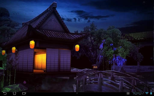 Real Zen Garden 3D: Night LWP screenshot 15