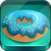Donuts maker sweet bakery shop icon