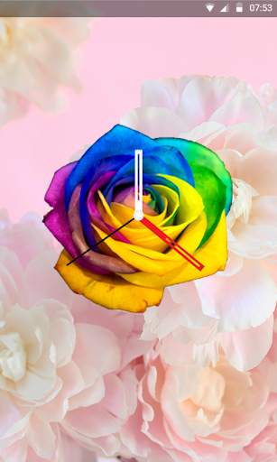 Rose Clock Live wallpaper screenshot 3