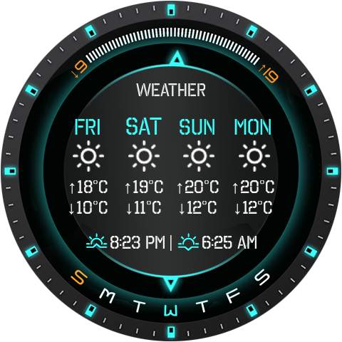 Futurus Watch Face & Clock Live Wallpaper screenshot 29