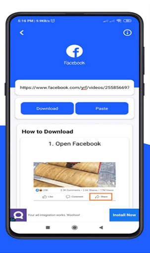 FB Plus | Video Downloader for Facebook screenshot 1