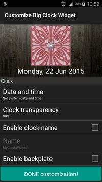 Big Clock Widget screenshot 4