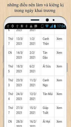 Xem ngày khai trương screenshot 3