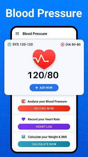Blood Pressure App screenshot 1