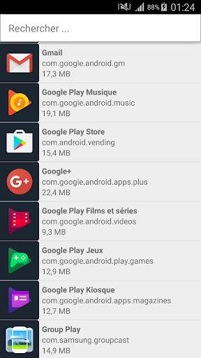 Partage d'App screenshot 1