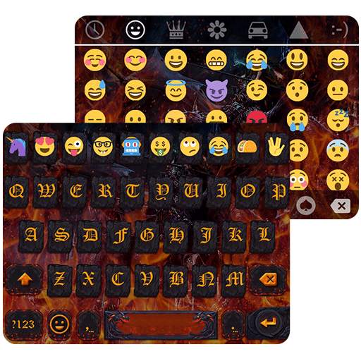 Forest Fire Emoji Keyboard Wallpaper 1.0.4