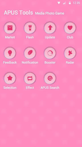 Pink Love theme for APUS screenshot 3